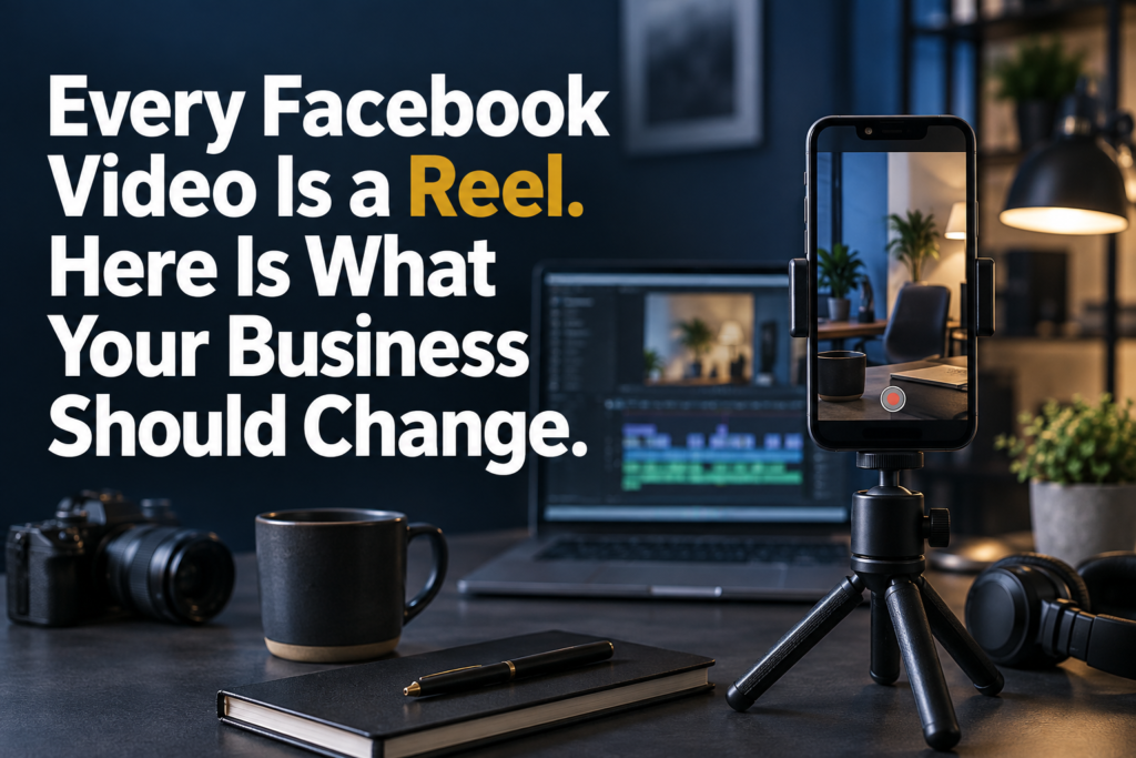 Every Facebook Video Is a Reel. Here Is What Your Business Should Change.